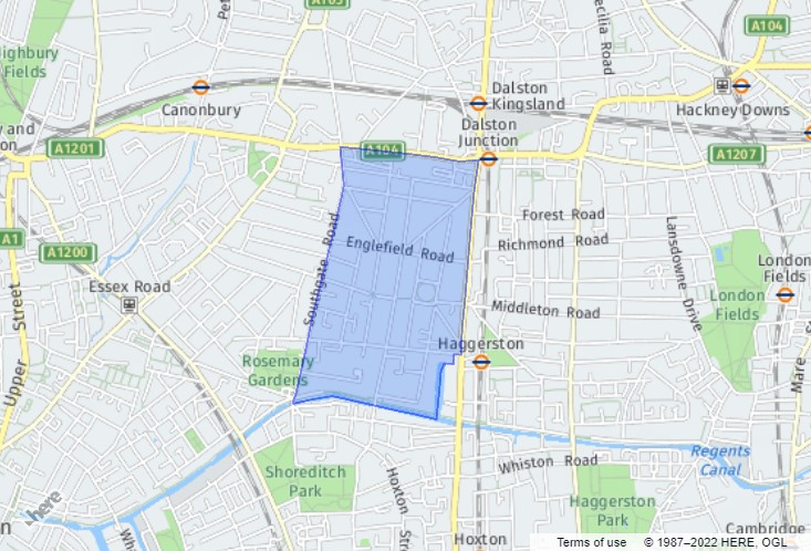 De Beauvoir - London Borough of Hackney District Ward